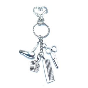 Hairdresser Keychain Bag Charm Hair Stylist Gift